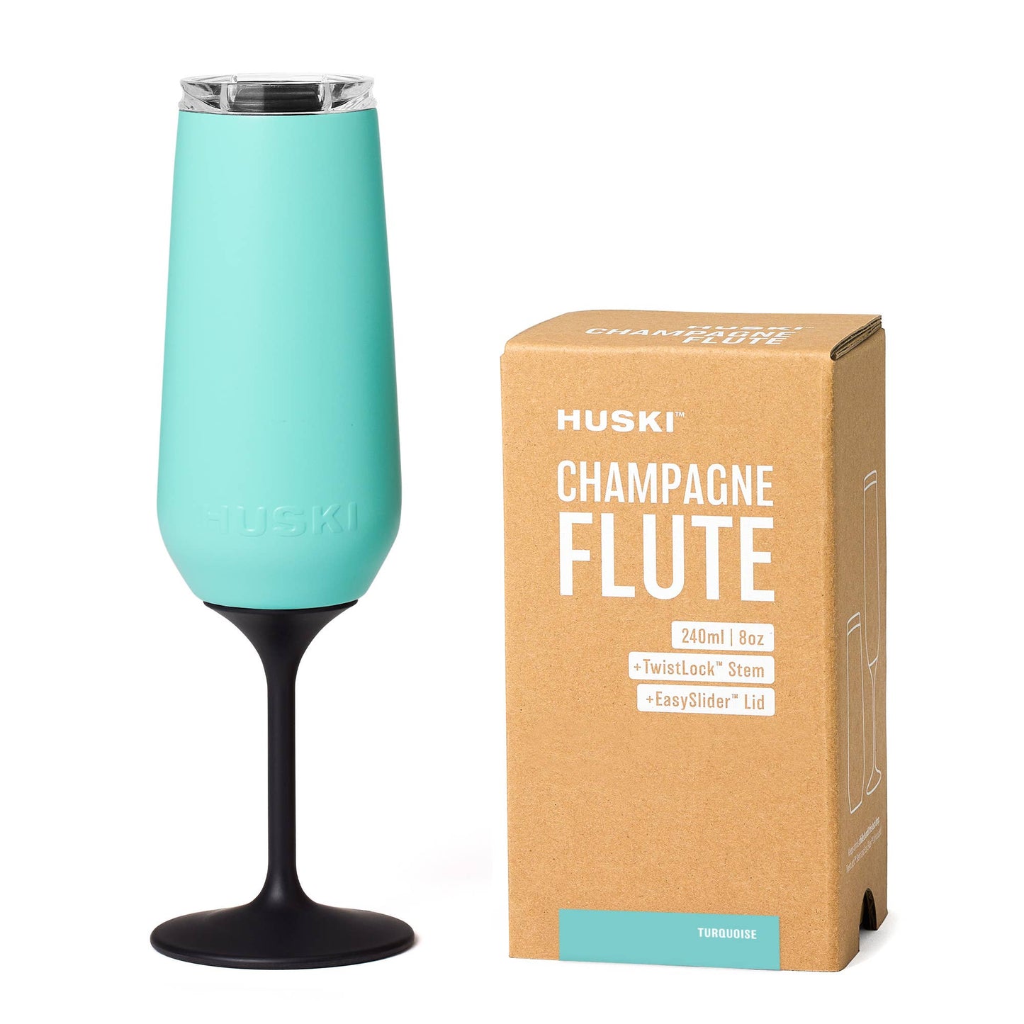 Huski Champagne Flute - Turquoise (Limited Release)