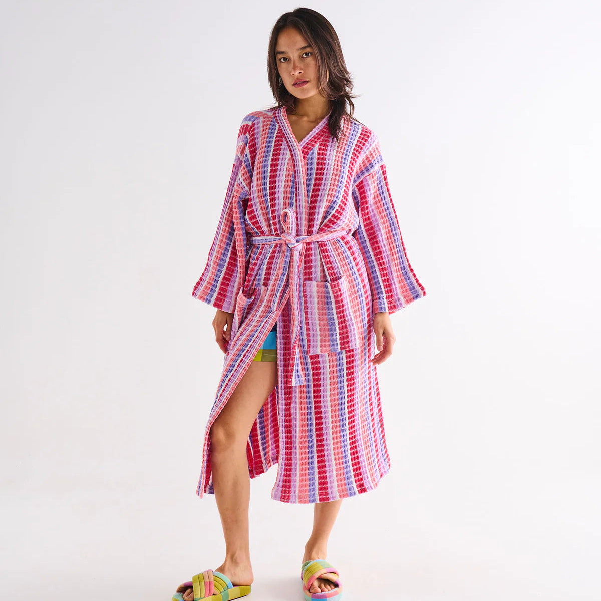 Kip&Co Sorbet Soiree Waffle Bath Robe