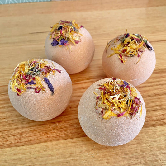 Handmade Sweet Orange Goat Milk Bath Bomb