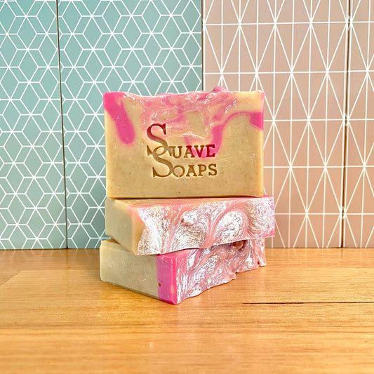 Handmade Passionfruit Rose Goat Milk Soap