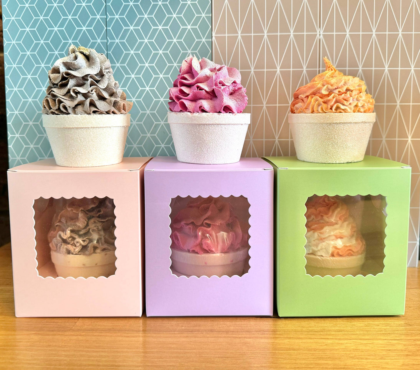 Butterfly Garden Bath Cupcake