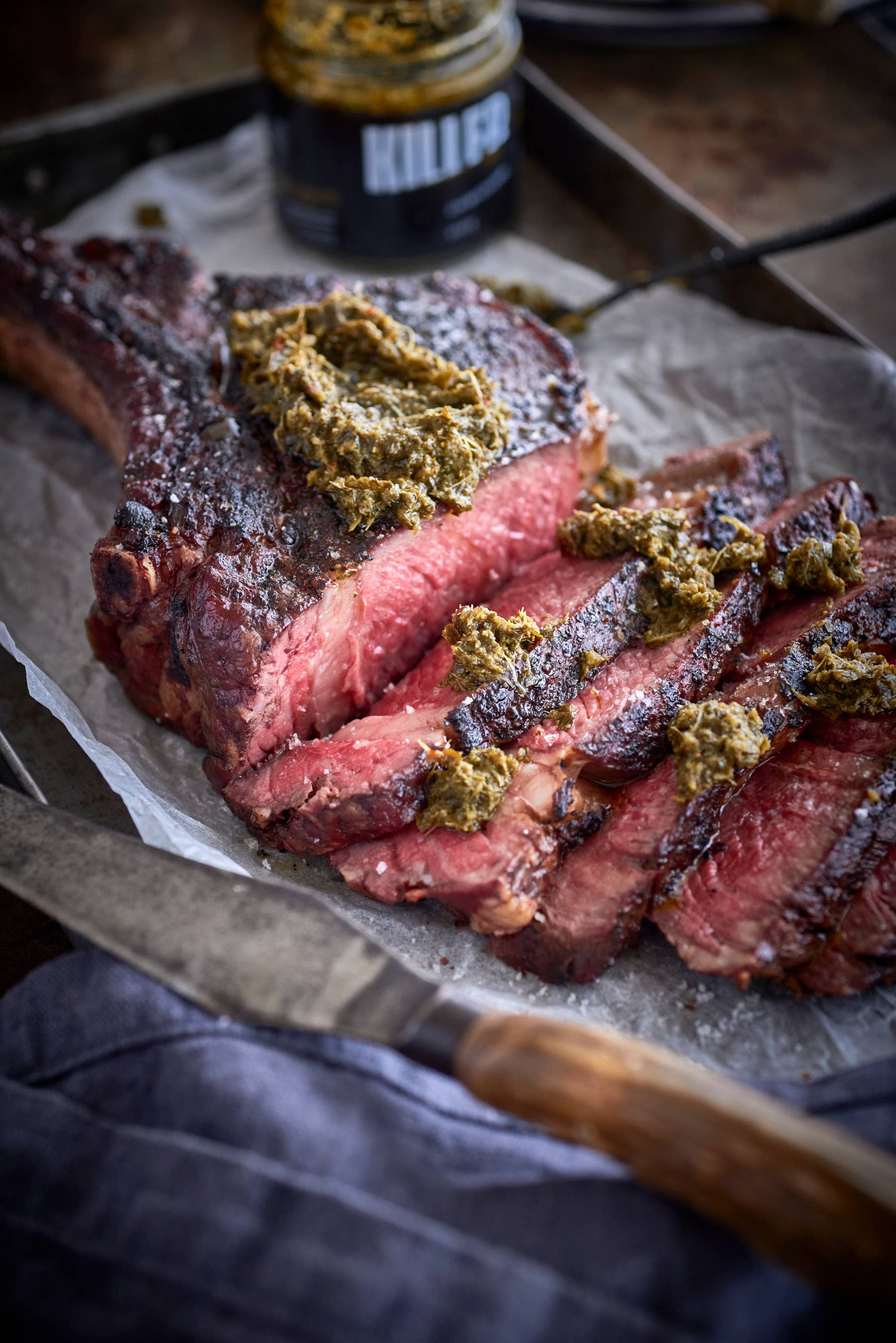 Killer Condiments Chimichurri 200g available at The Honey Emporium