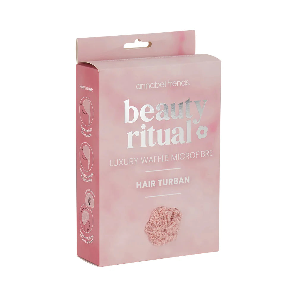 Annabel Trends Beauty Ritual Luxury Hair Turban available at The Honey Emporium