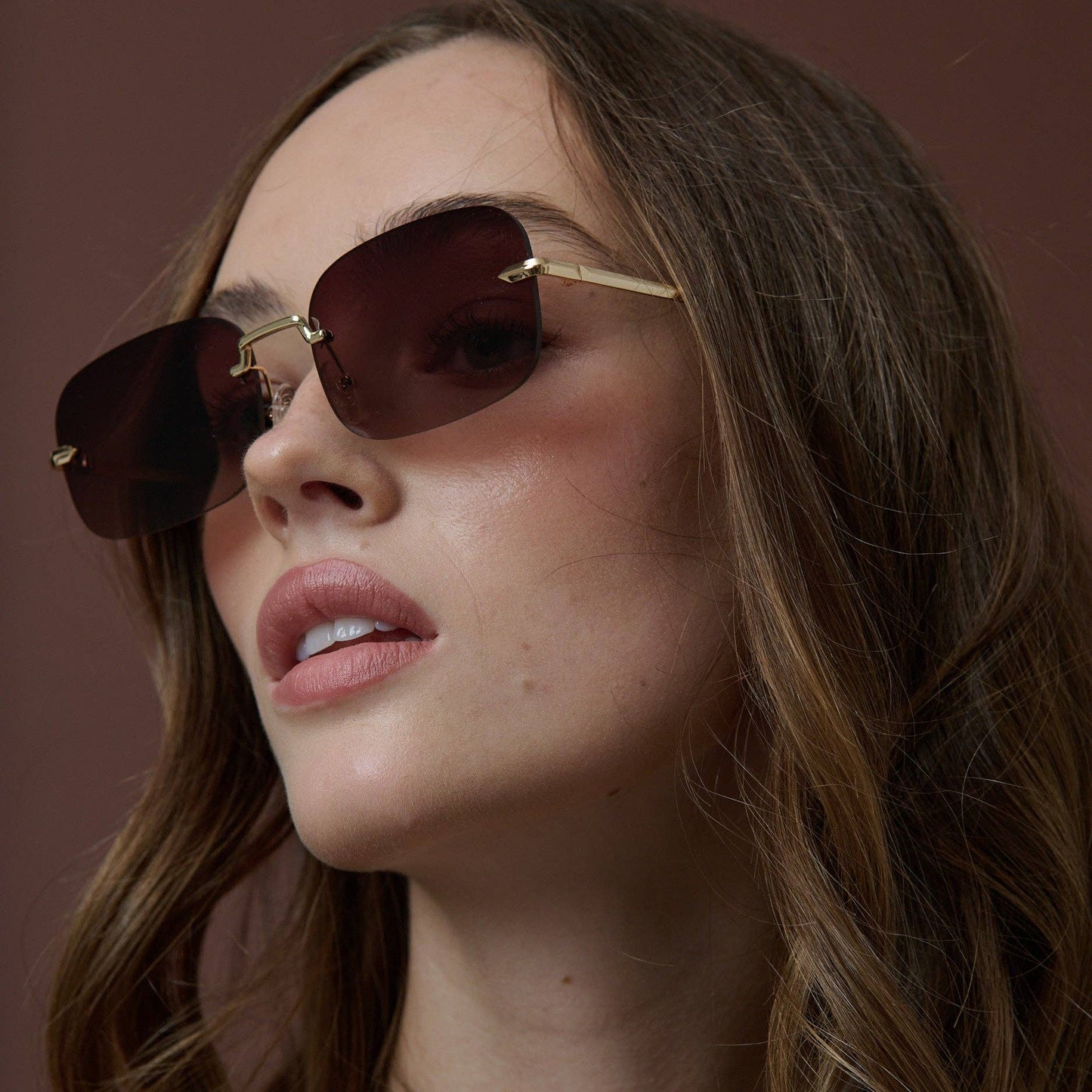 Balona Square Frameless Sunglasses