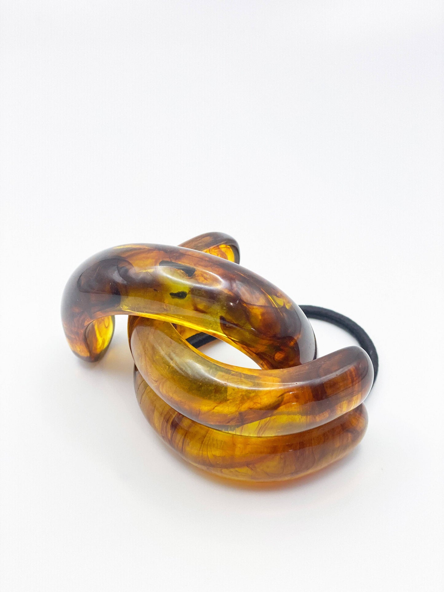 Double Crescent Hair Cuff Tie