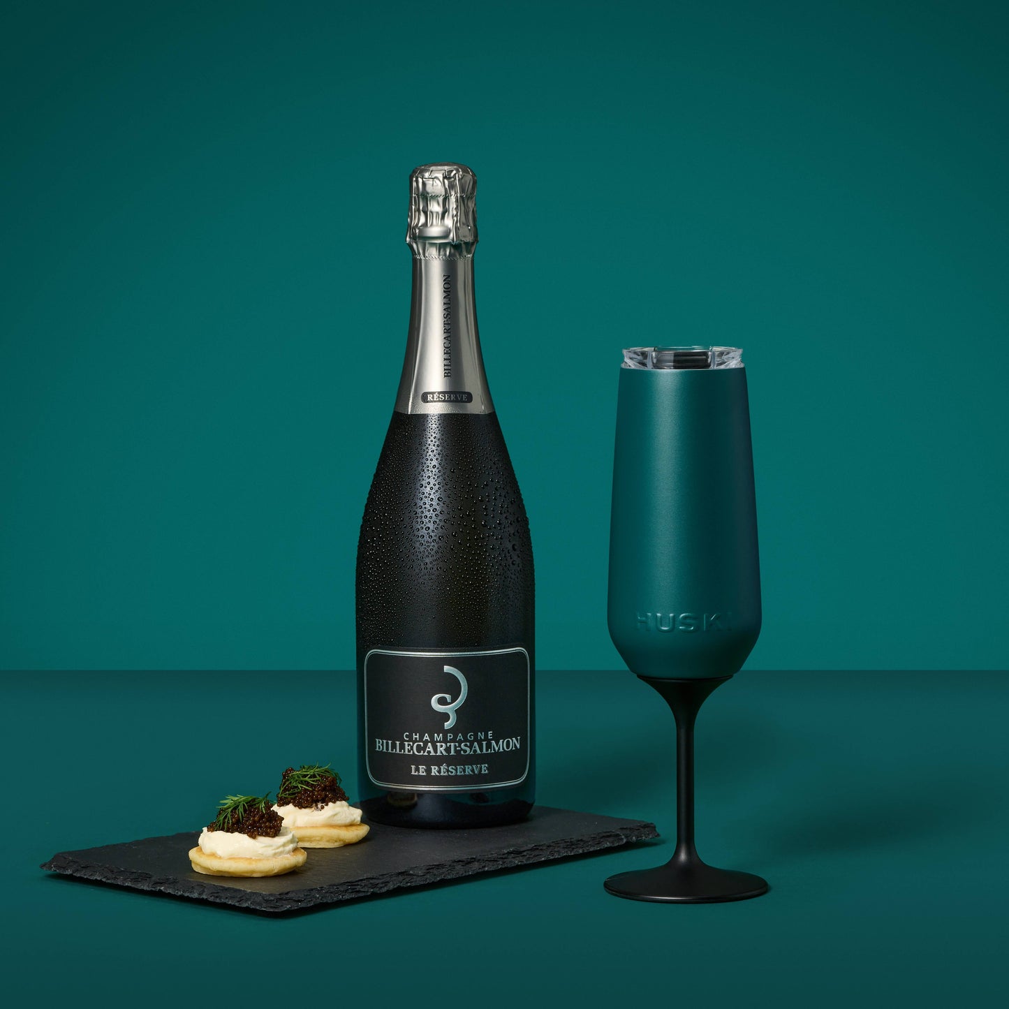 Huski Champagne Flute - Deep Teal (Limited Release)