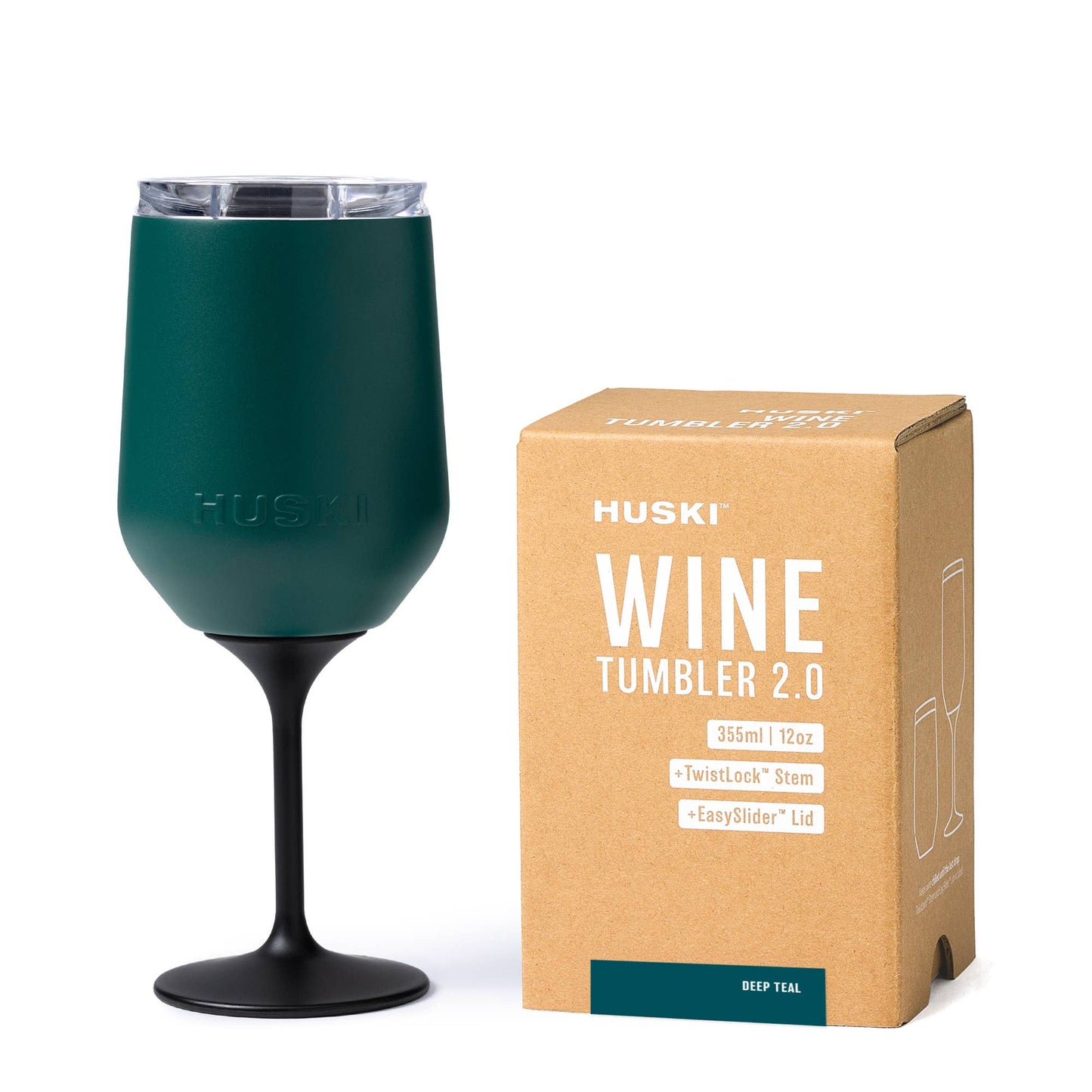 Huski Wine Tumbler 2.0 - Deep Teal (Limited Release)
