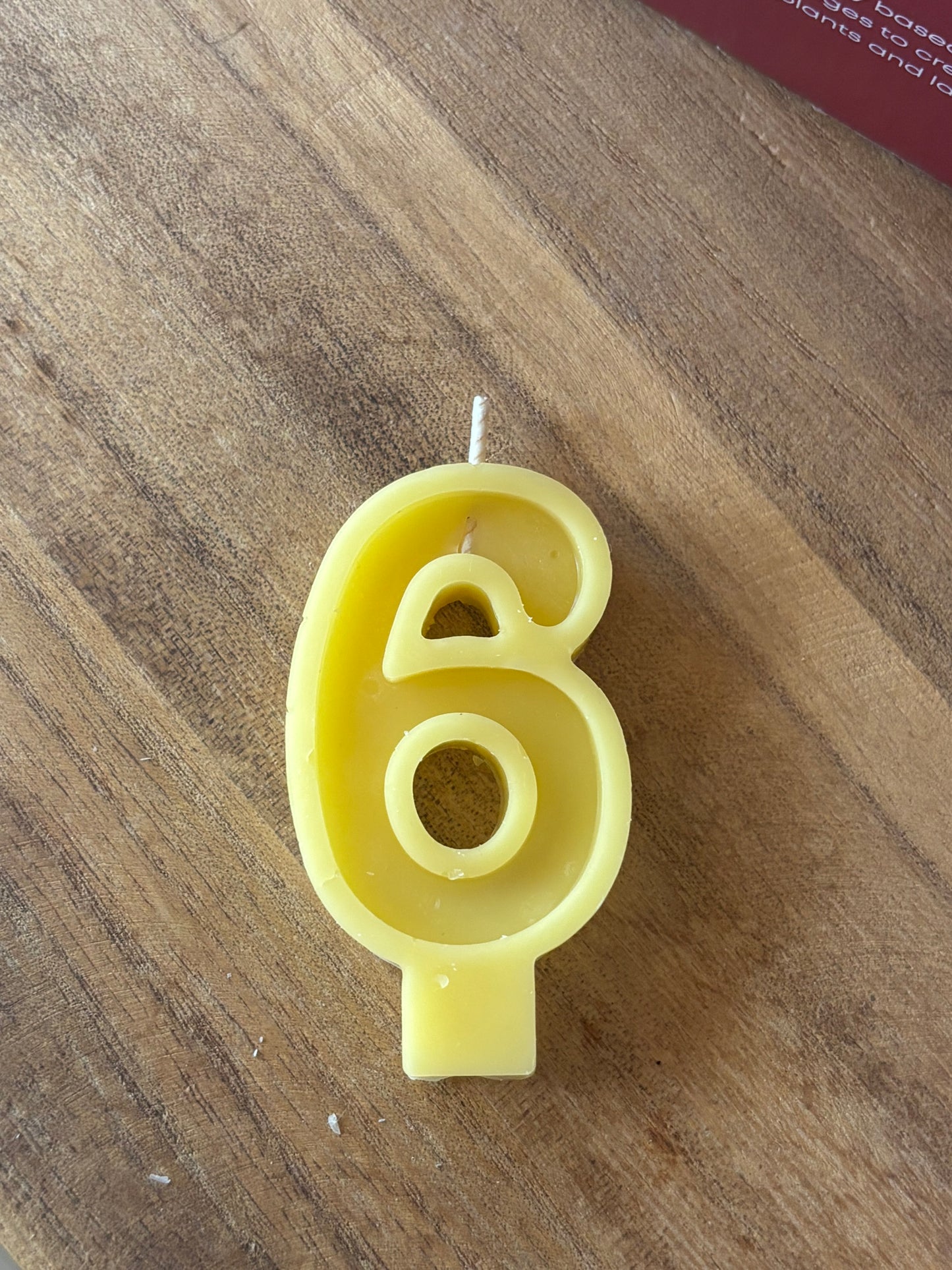✨ Pure Beeswax Handmade Birthday Number Candles 🐝🎂