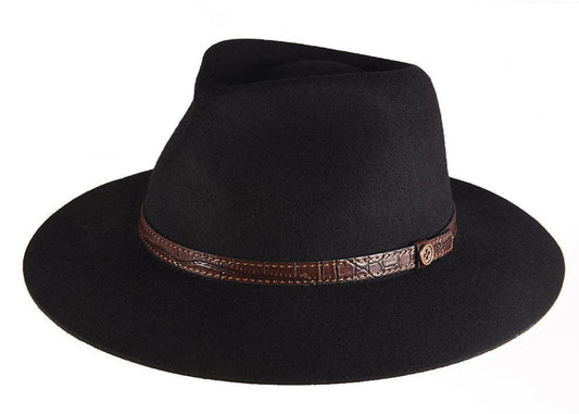 THe DiNgo Felt Hat - Black