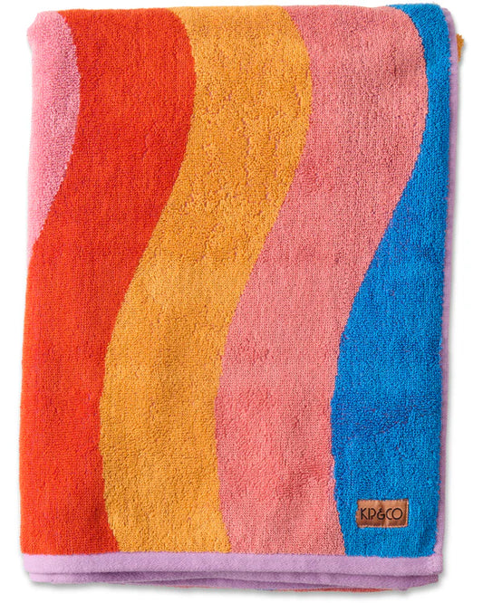Kip&Co Surfs Up Terry Beach Towel