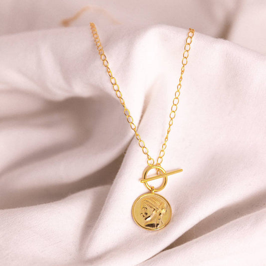 Portrait Coin Necklace