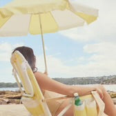 COMPACT BEACH UMBRELLA - LA MER LIMON