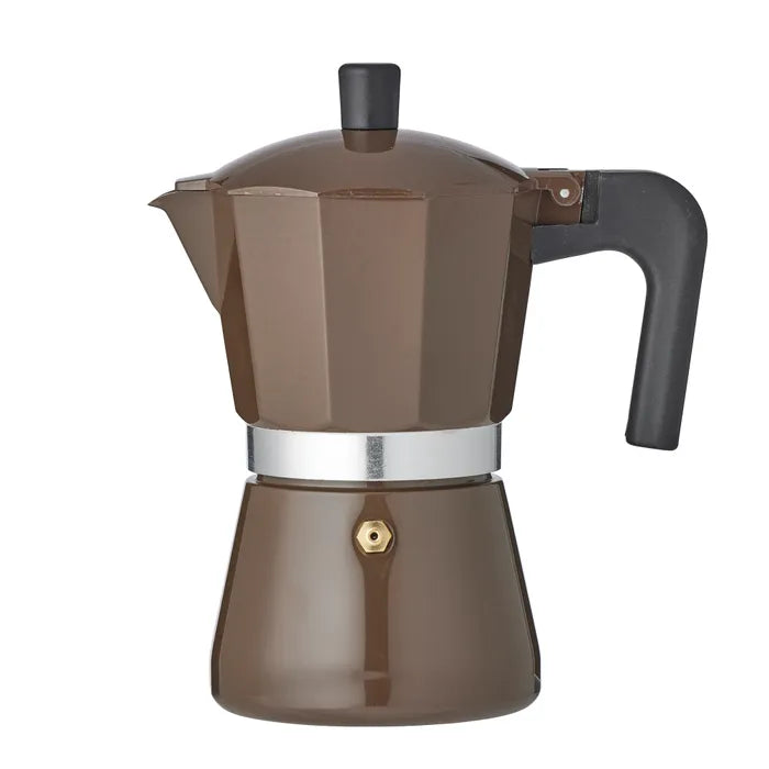 Nero Stovetop Espresso Maker in Choc available at The Honey Emporium