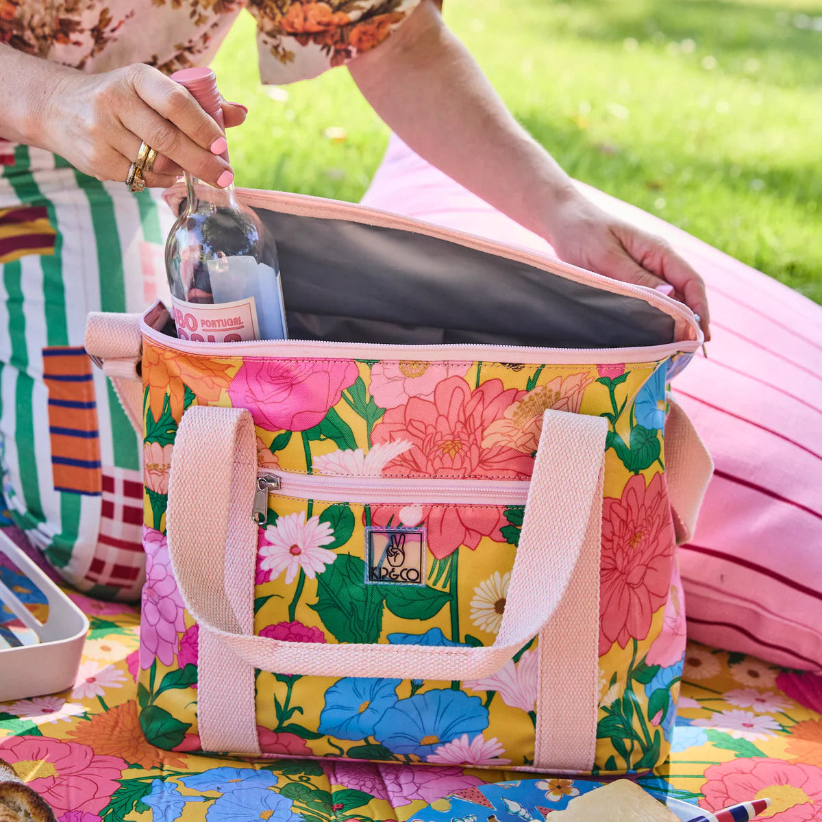 Kip&Co FOLLOW THE SUN YELLOW COOLER BAG