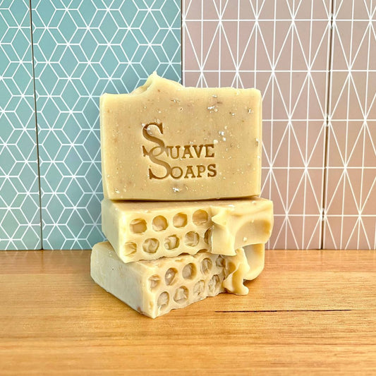 Handmade Honey and Oatmeal Goat Milk Soap
