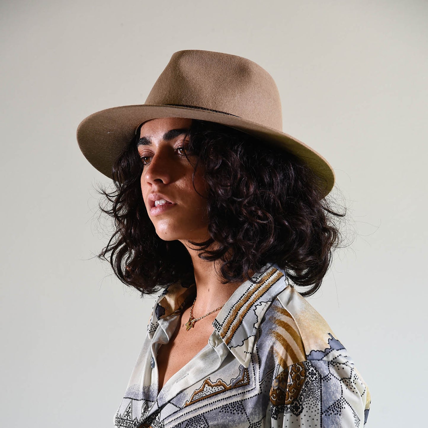 Fallen Broken Street The Dingo Felt Hat in Tan available at The Honey Emporium