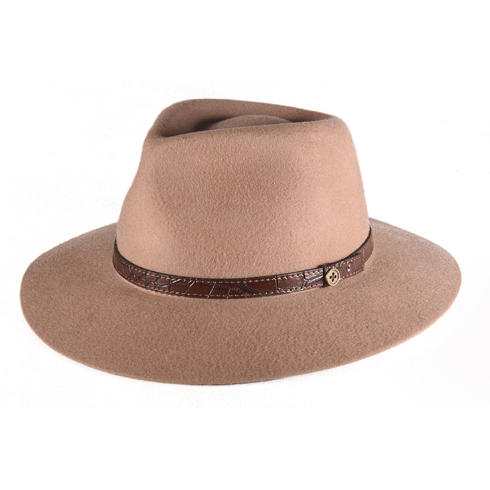 Fallen Broken Street The Dingo Felt Hat in Tan available at The Honey Emporium