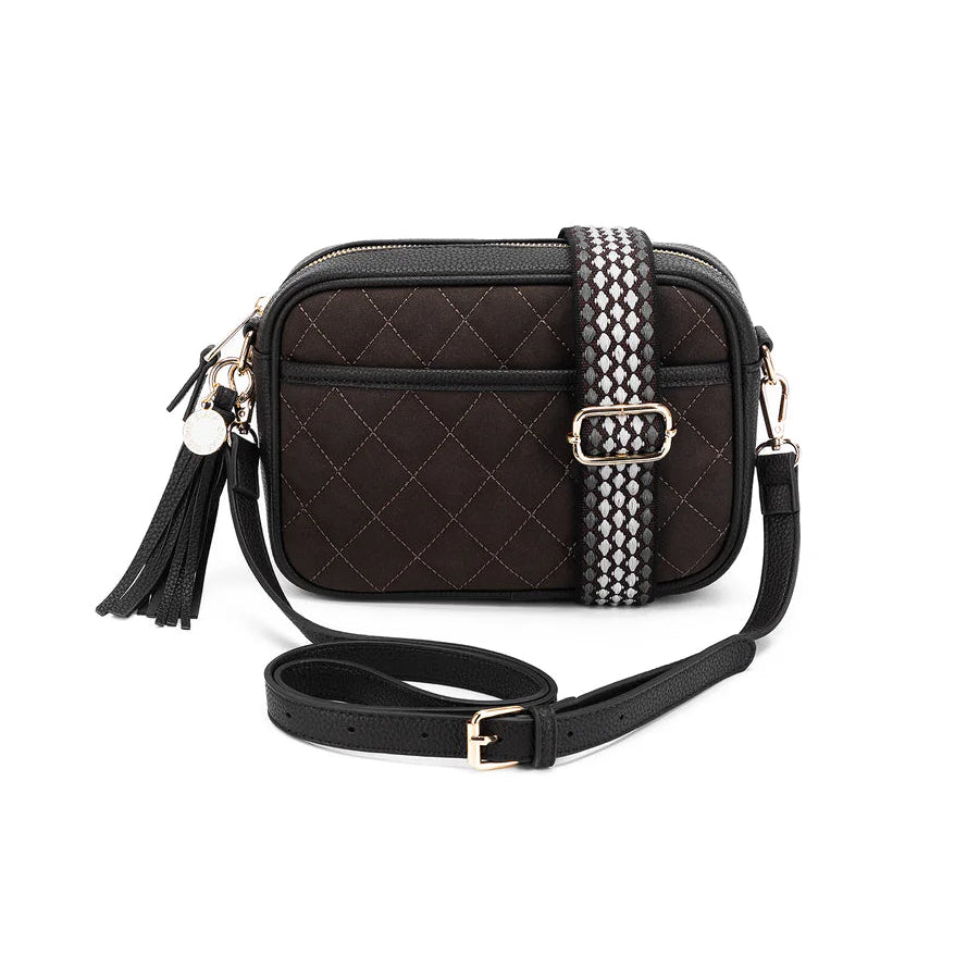 Black Caviar | Maxine Coco Crossbody Bag available at The Honey Emporium Boolaroo