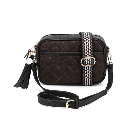 Black Caviar | Maxine Coco Crossbody Bag available at The Honey Emporium Boolaroo