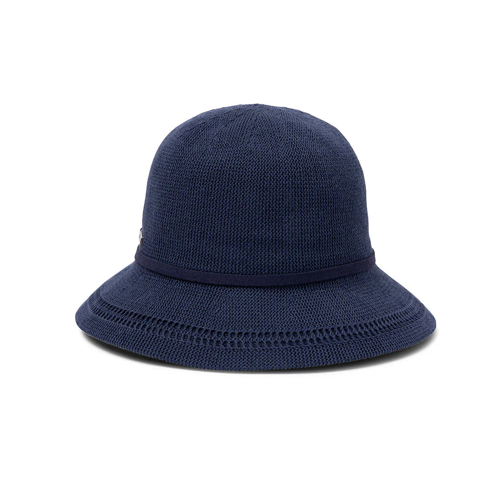 Lydia Cloche Hat | Navy available at The Honey Emporium