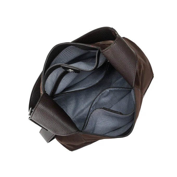Black Caviar Jacqueline Cocoa 3 Piece Handbag available at The Honey Emporium