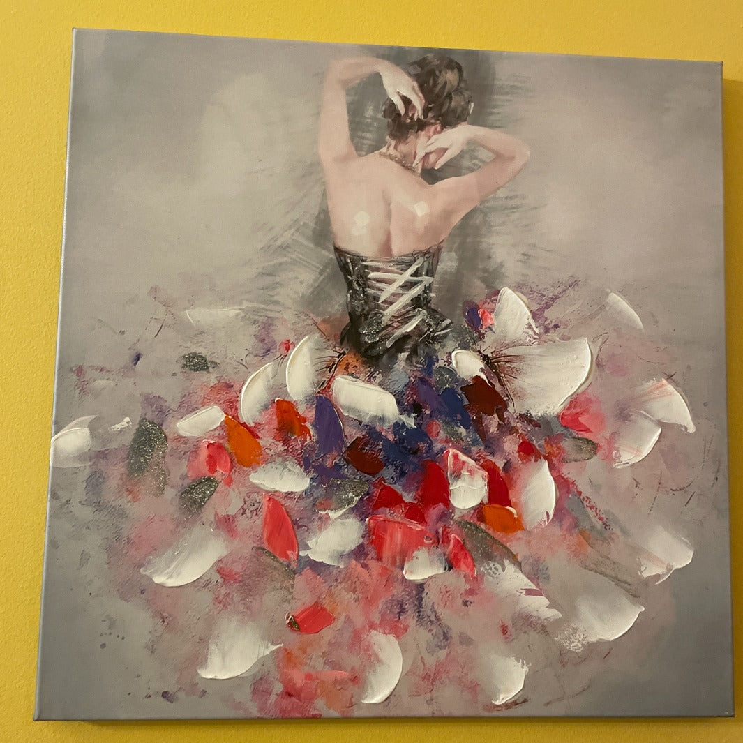 Formal Multi B Canvas Print available at The Honey Emporium