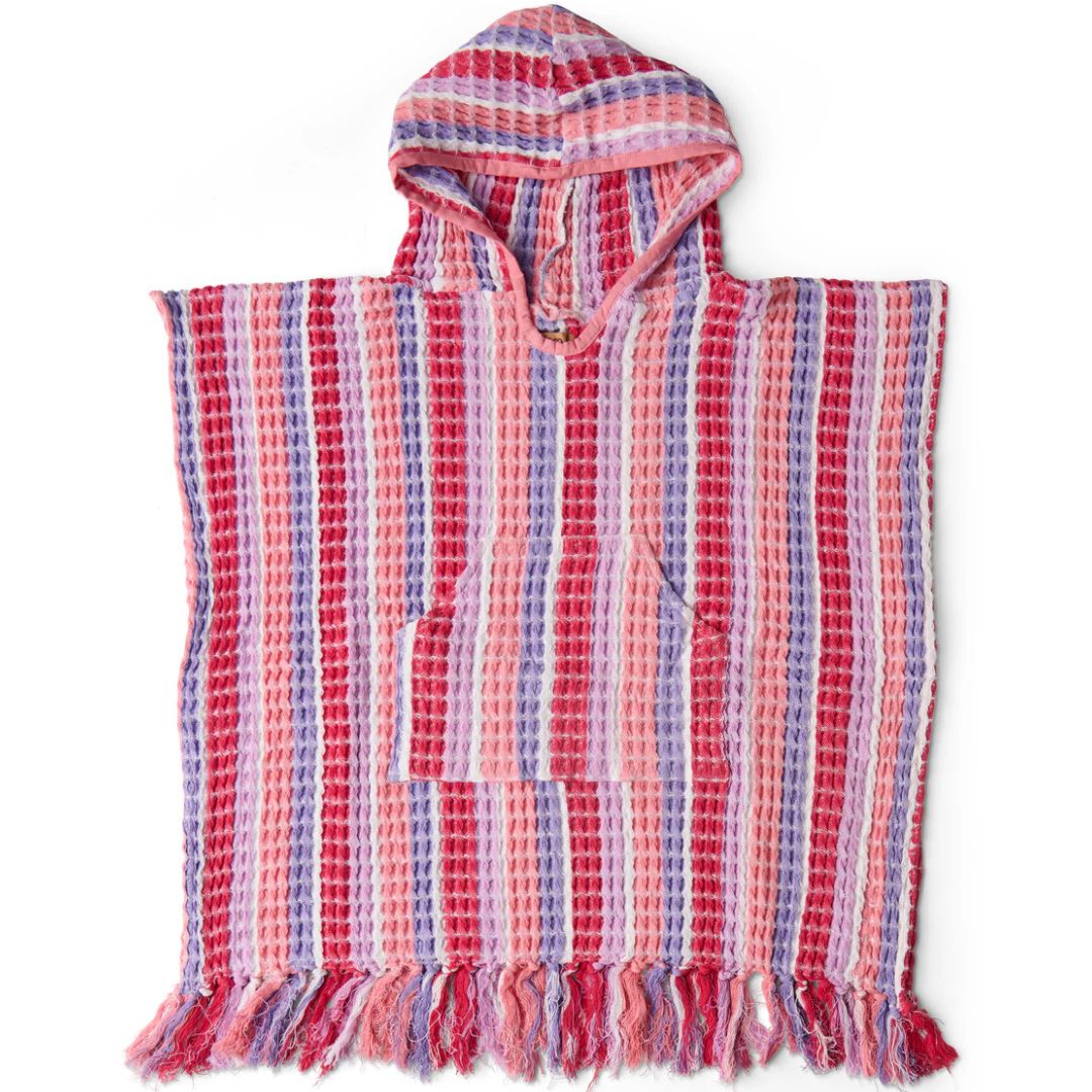 Kip&Co Sorbet Soiree Kids Waffle Poncho