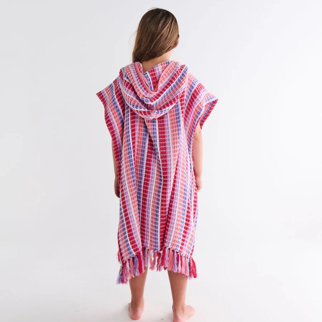 Kip&Co Sorbet Soiree Kids Waffle Poncho