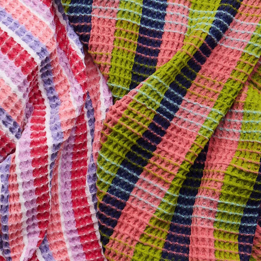 Kip&Co Florida Tartan Kids Waffle Poncho