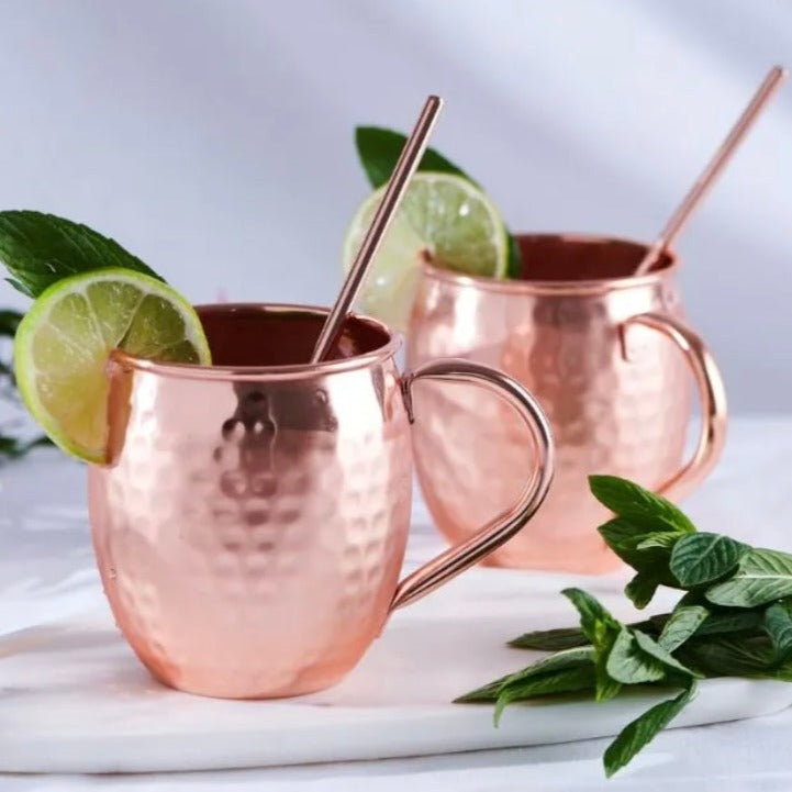 CLINQ Copper Mugs available at The Honey Emporium