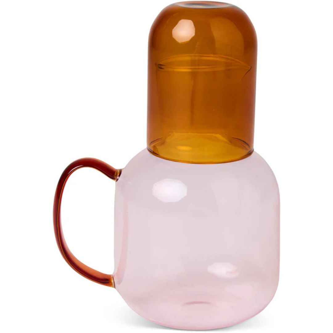 Kip & Co Marshmallow And Marmalade Carafe & Glass Set available at The Honey Emporium
