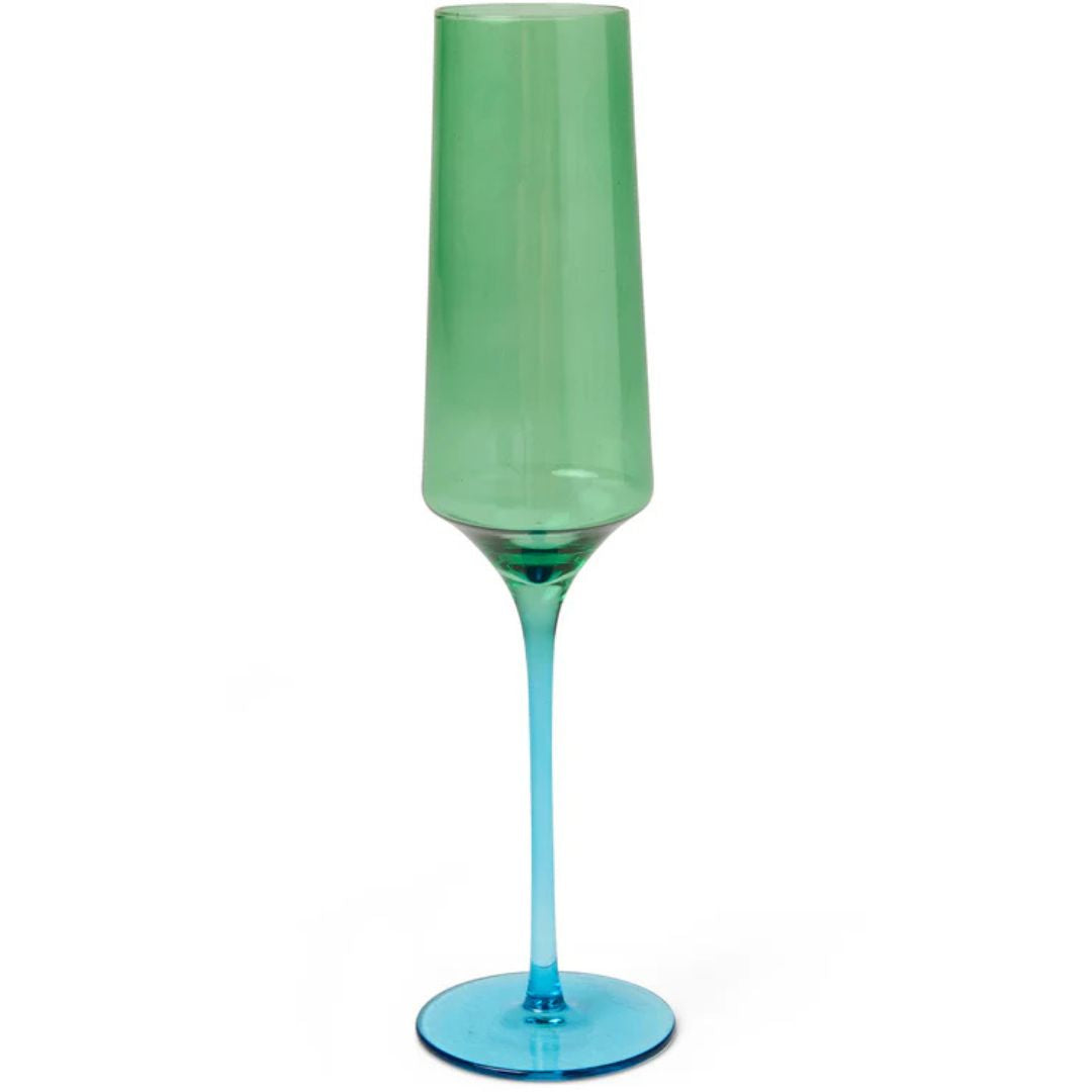 Kip & Co Pistachio Crush Champagne Glass Set available at The Honey Emporium