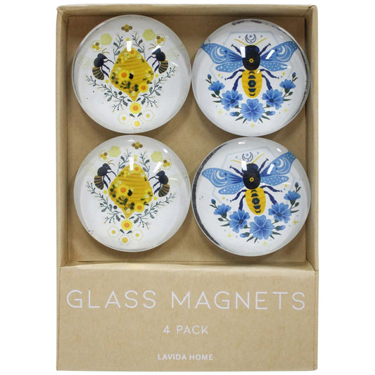 Large Glass Magnets | Bee available at The Honey Emporium