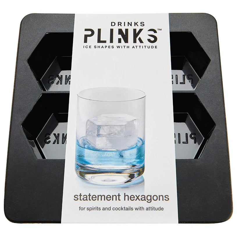 DrinksPlinks Hexagon Ice Tray available at The Honey Emporium