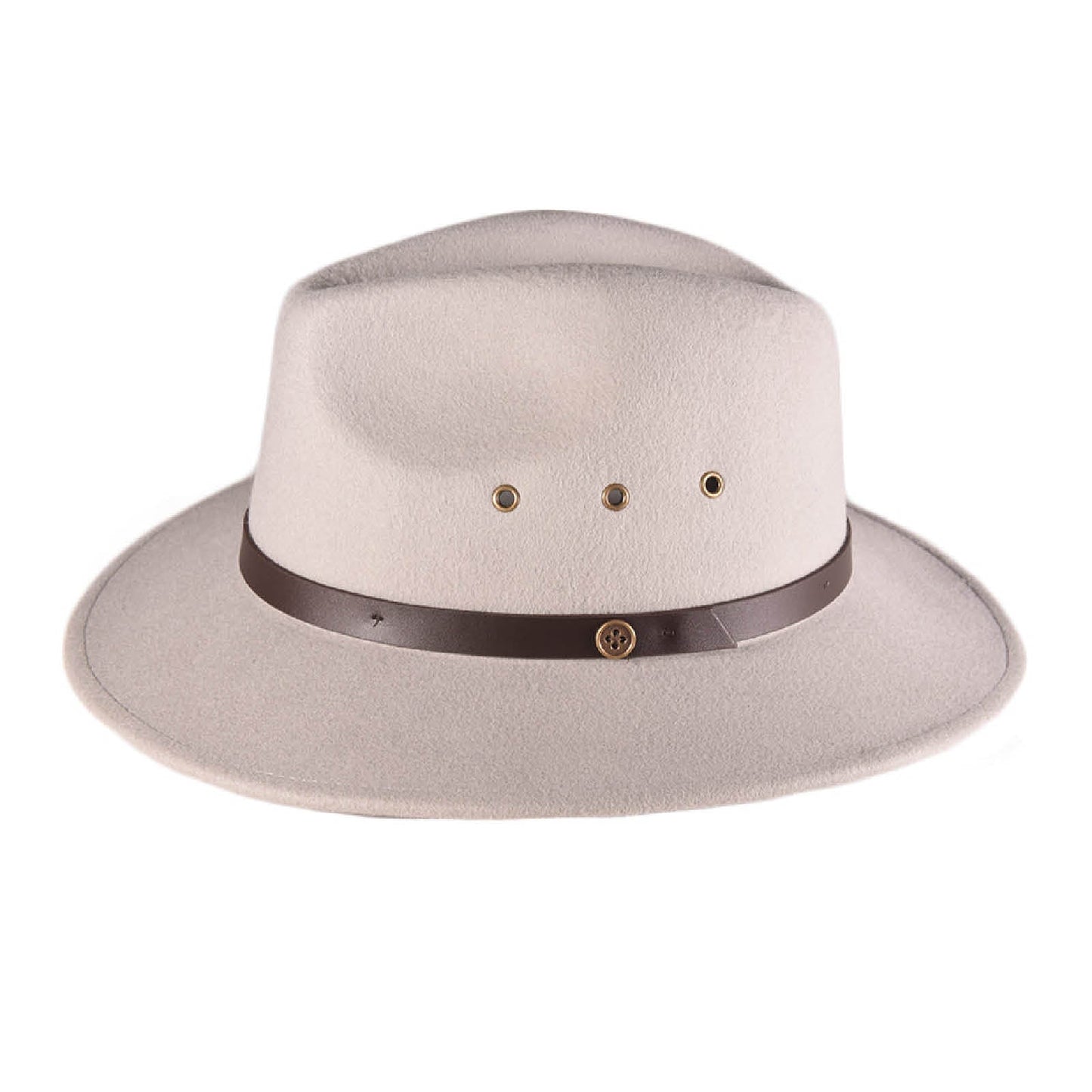 Fallen Broken Street The Crushable Ratatat Felt Hat - Mottle Grey available at The Honey Emporium