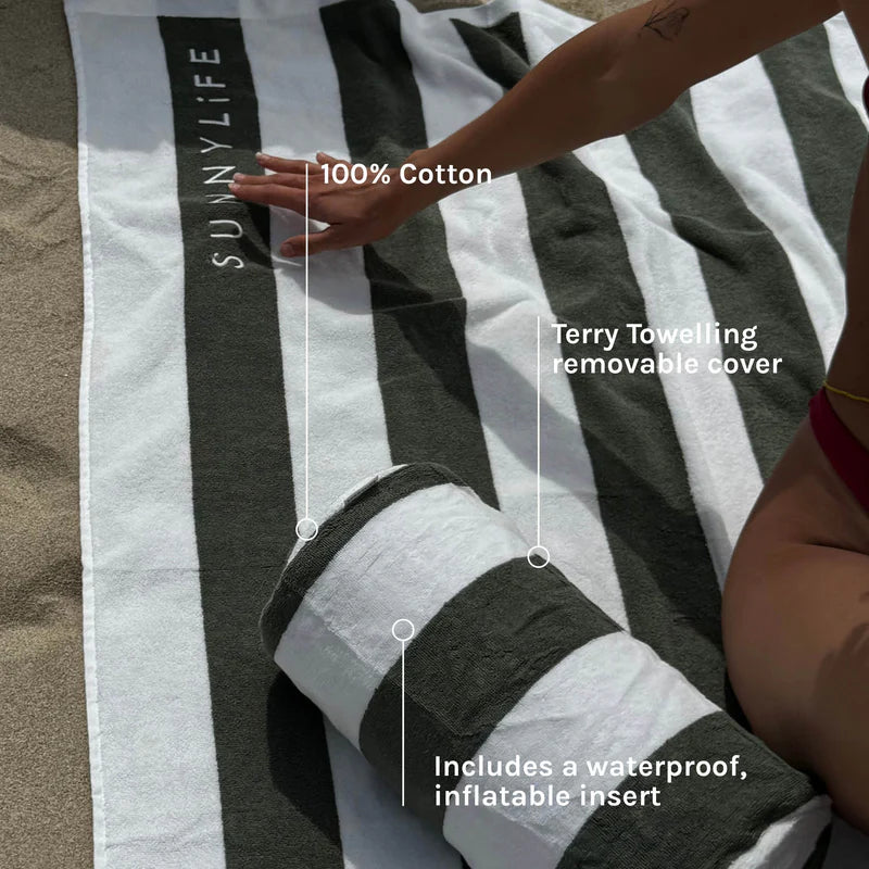 BEACH PILLOW - OLIVE
