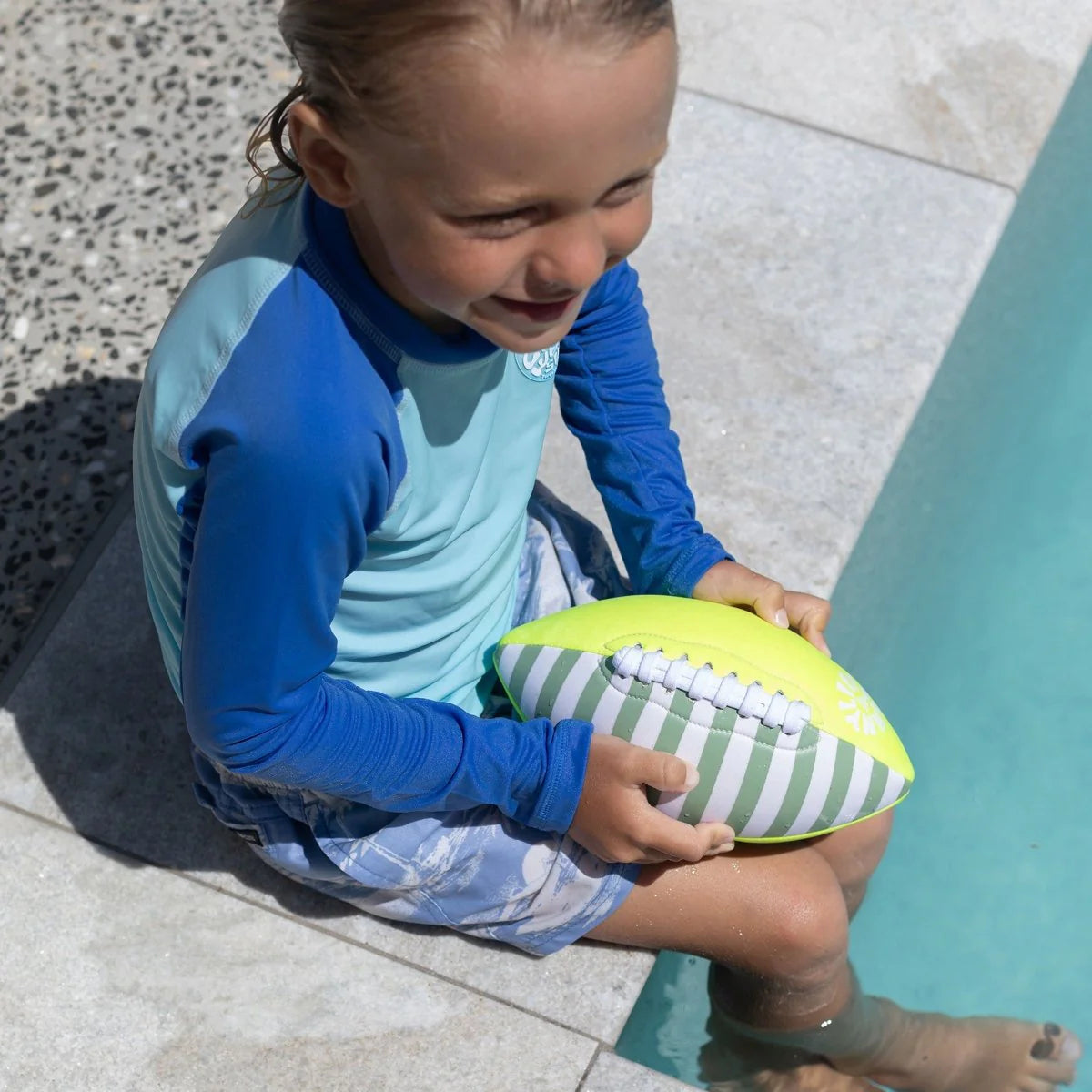 SUNNYLiFE Neoprene Football | Tides Out available at The Honey Emporium