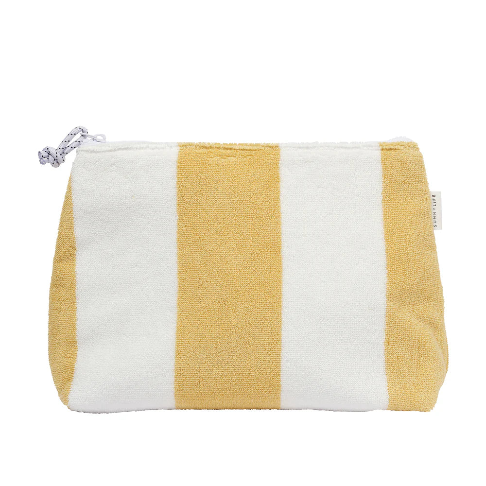 TERRY BEACH POUCH - BUTTERNUT
