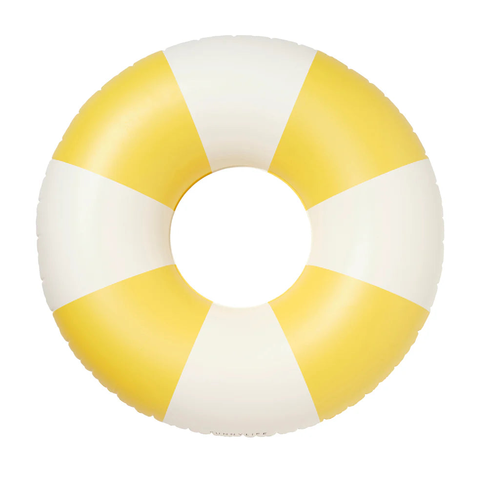 SUNNYLiFE Tube Pool Ring | Sunshine Yellow available at The Honey Emporium