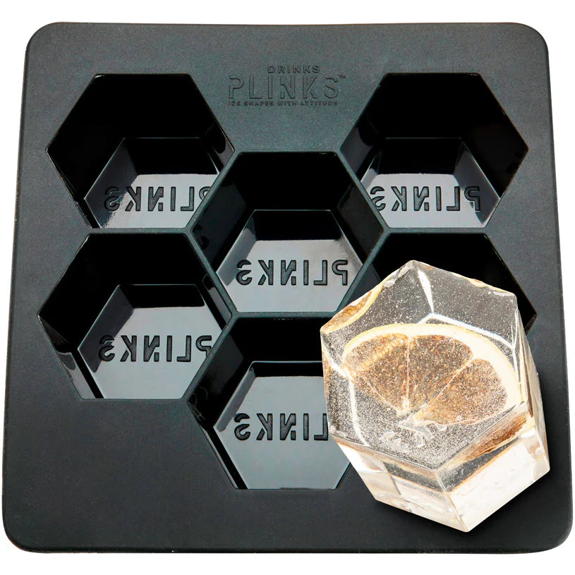 DrinksPlinks Hexagon Ice Tray available at The Honey Emporium