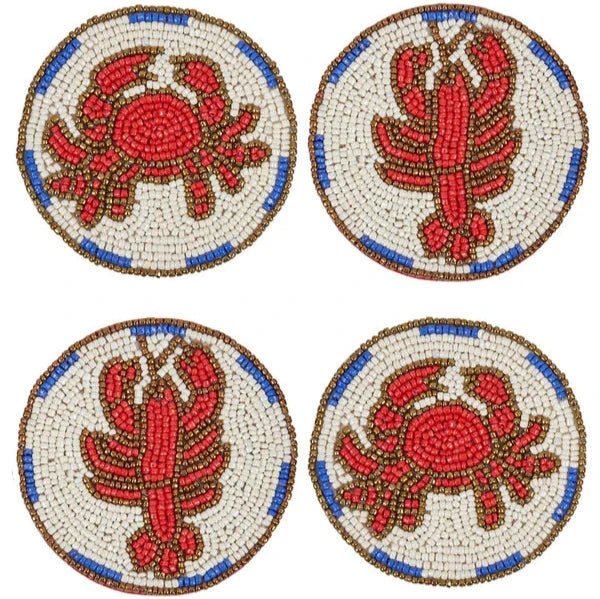 Coast to Coast Beaded Coasters | available at The Honey Emporium