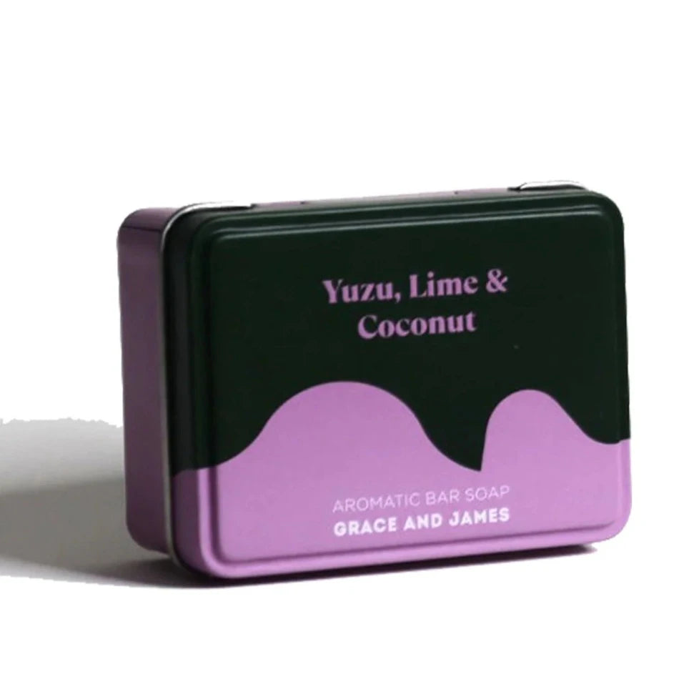 Grace & James Bar Soap | Yuzu, Lime & Coconut available at The Honey Emporium