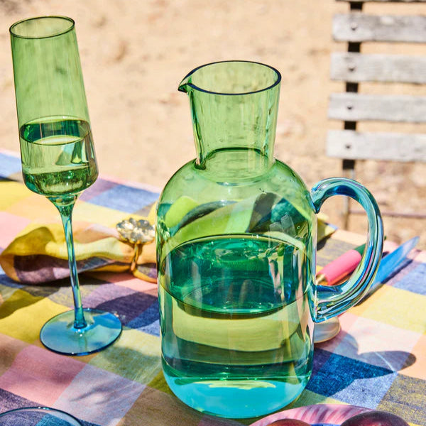 Kip & Co Pistachio Crush Champagne Glass Set available at The Honey Emporium