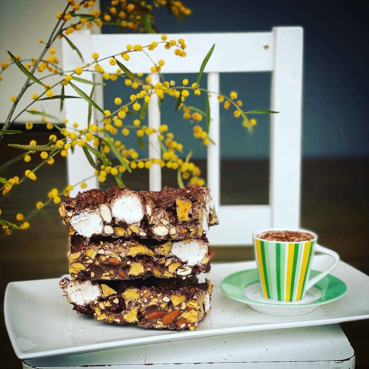 Pebbly Path Honeycomb Highway Rocky Road available at The Honey Emporium