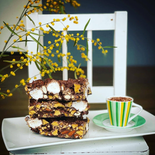 Pebbly Path Honeycomb Highway Rocky Road available at The Honey Emporium