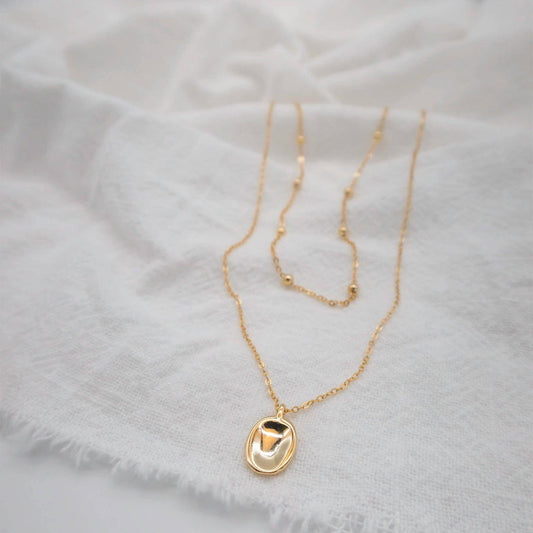 Midas Double Chain Necklace 18k Gold