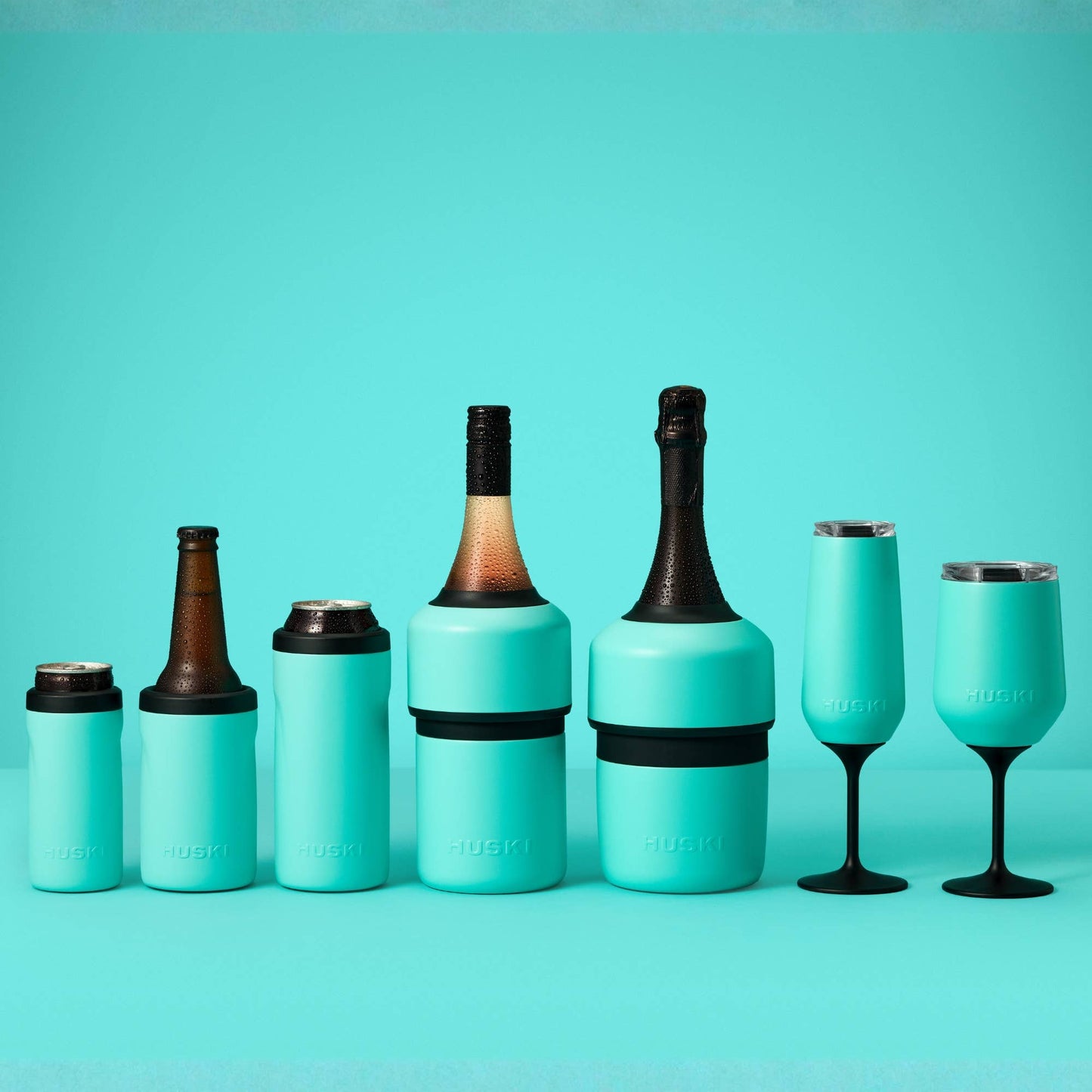 Huski Champagne Cooler - Turquoise (Limited Release)