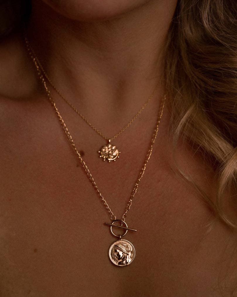 Portrait Coin Necklace