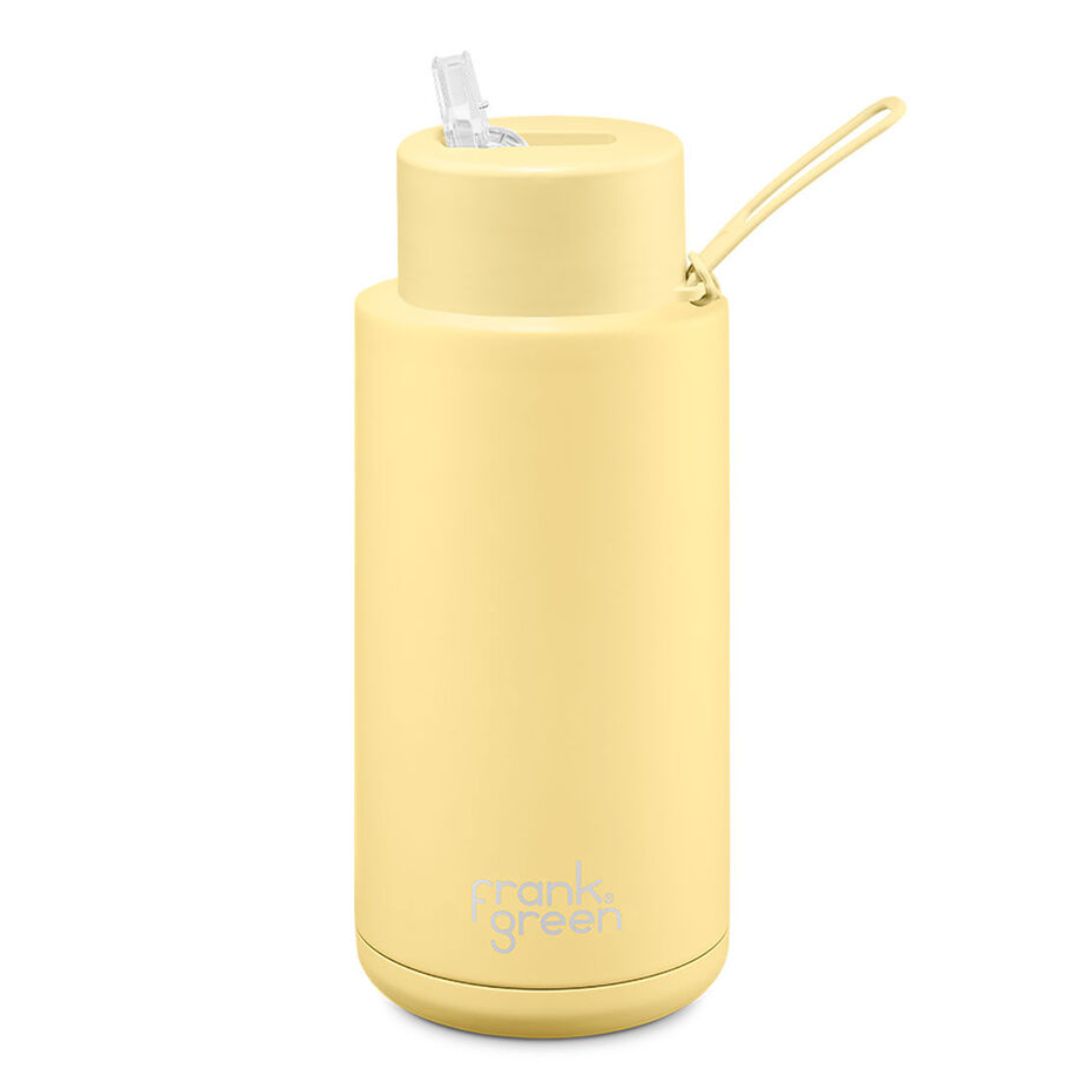 Frank Green Drink Bottle 1L | Buttermilk