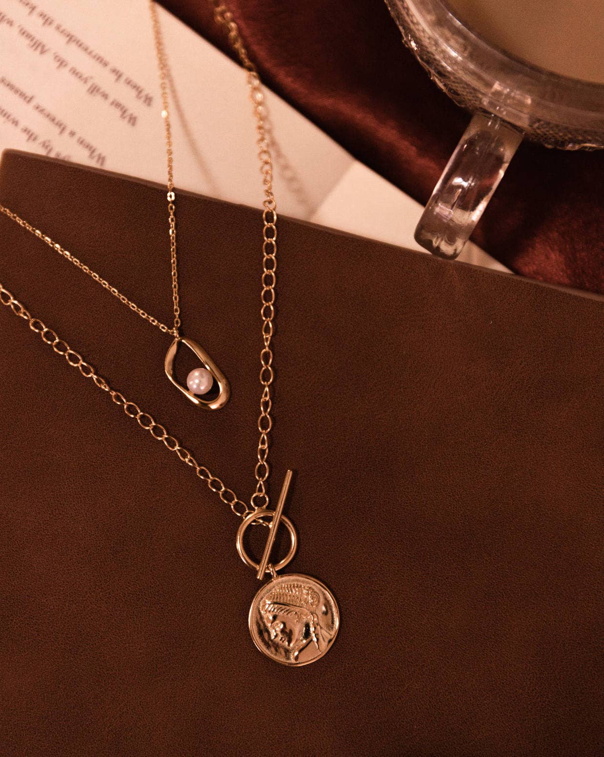 Portrait Coin Necklace